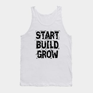 Start Build Grow Tank Top
